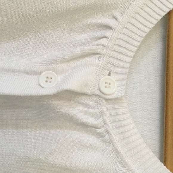 EUC White Cardigan - Picture 3 of 7